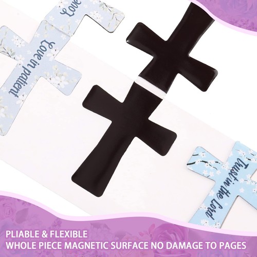 48 Pcs Magnetic Bookmarks Christian Bible Gift For Easter Spring Mothe - Picture 3 of 7
