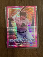 2021 Panini Chronicles - Overdrive Aaron Judge #18 Pink Pulsar Prizm