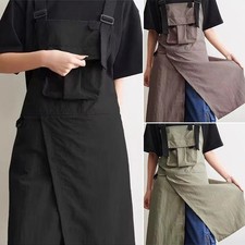 Catering Apron Adjustable Cross Strap Apron Waiter Work Home Cooking Coffee Shop