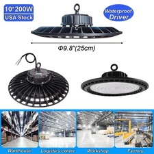 200W UFO Led Shop Lights for Industrial Factory Warehouse Commercial Garage GYM