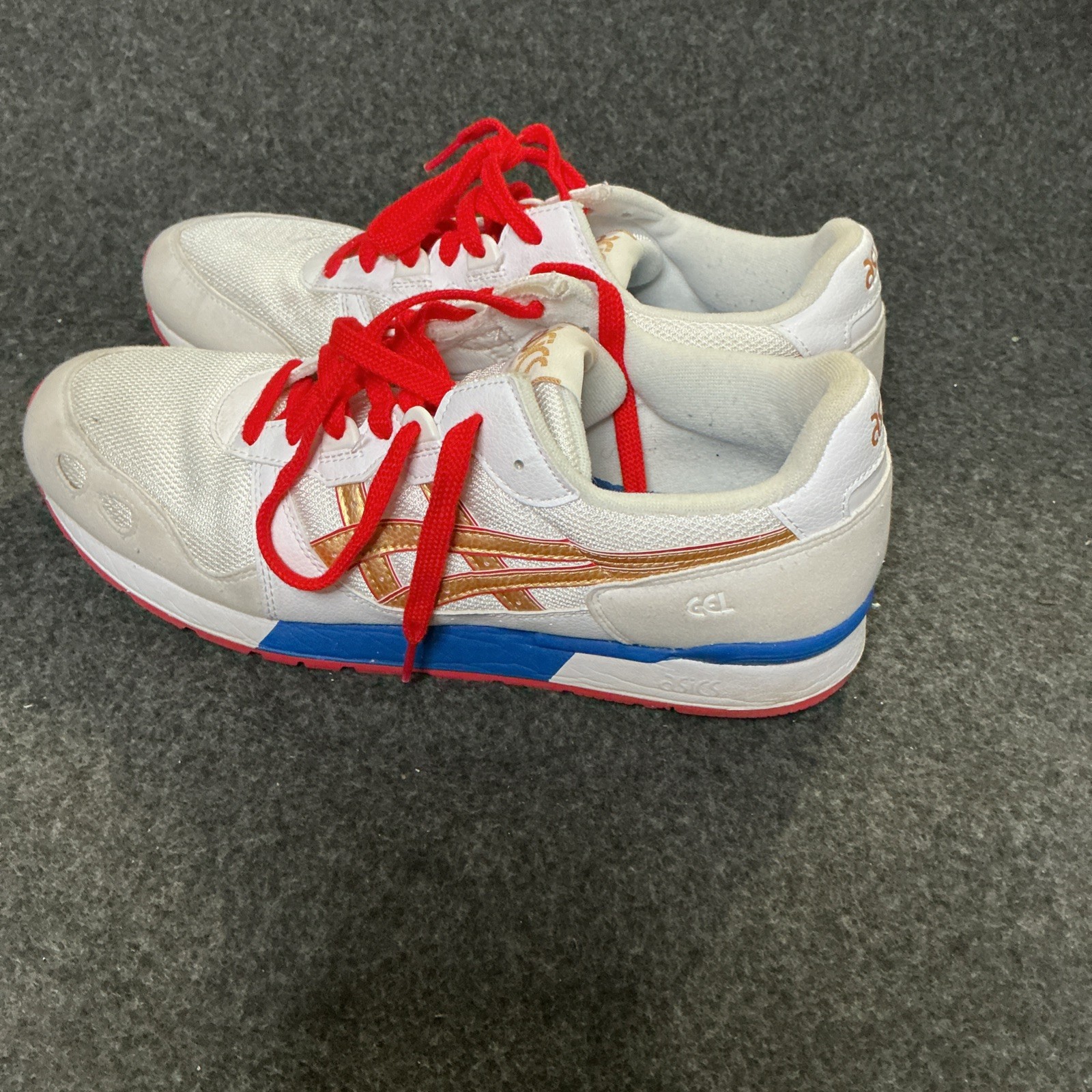 ASICS Gel Lyte 1 'White Pure Gold' Sneakers (Model 1201A517-100). Men's Size 12 thumbnail 3