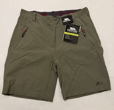 Trespass Brooksy Women's Comfort Stretch Quick Drying Shorts Herb Size Large