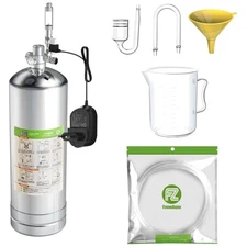 Stainless Steel Aquarium CO2 Generator Kit – Lasts 1  for Thriving Plants