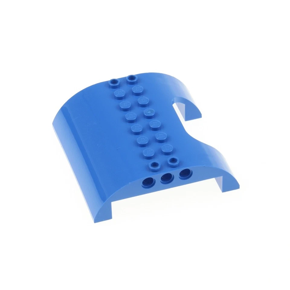1x Lego Flugzeug Dach Rumpf 8x8x2 blau Tür Fenster Ausschnitt 6146166 54096 - Bild 1 von 2
