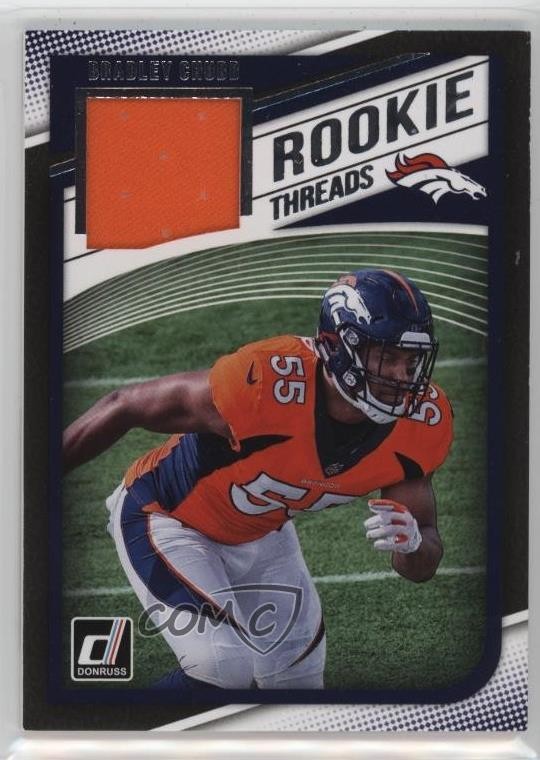2018 Panini Donruss Rookie Threads Bradley Chubb #19 RC 1a53