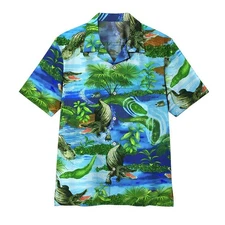 Crocodile Hawaii Shirt Hawaiian Shirt Aloha Summer Casual Beachwear