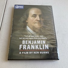 Benjamin Franklin (Ken Burns) (DVD, 2022) brand new sealed  