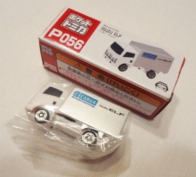 Tomica Pocket With Box P056 Chair Truck Elf White Silver JPN Limited Editioin Ra