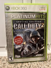 Xbox 360 Call Of Duty 2 Special Edition CIB W/ Bonus DVD - Free Shipping