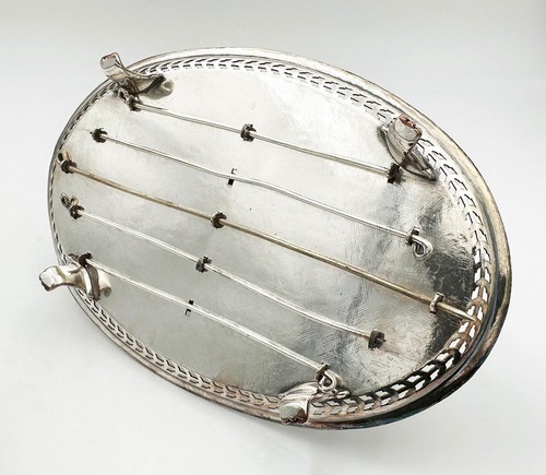 RARE PIERCED TOAST RACK OLD SHEFFIELD PLATE GEORGE III c1780 A/F - Picture 8 of 8