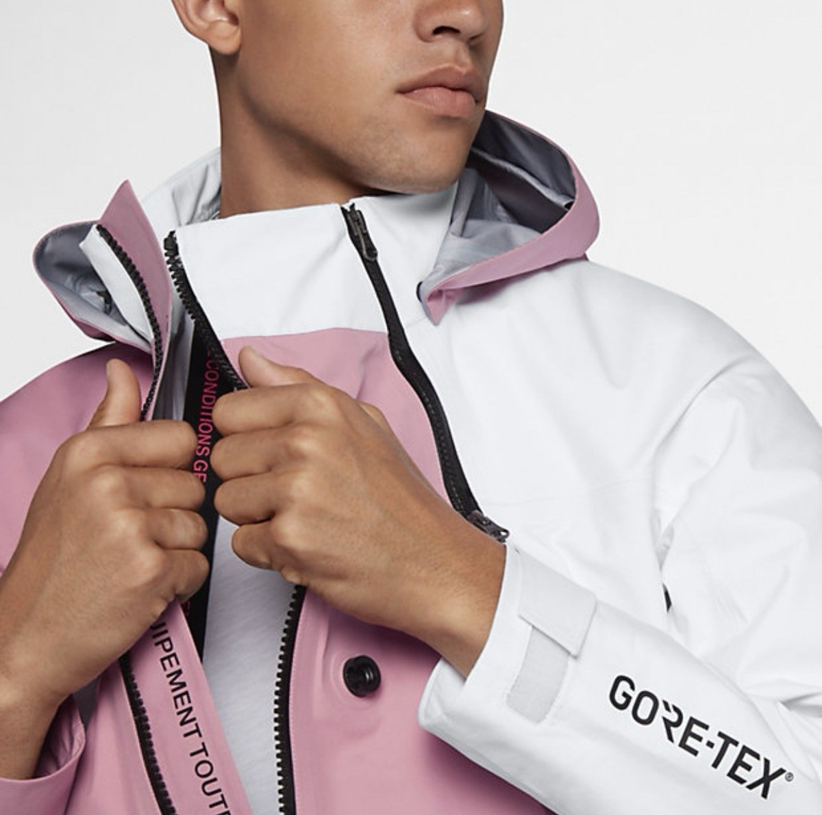 Nike Lab ACG Deploy Gore-Tex Jacket White/Pink Size L | eBay
