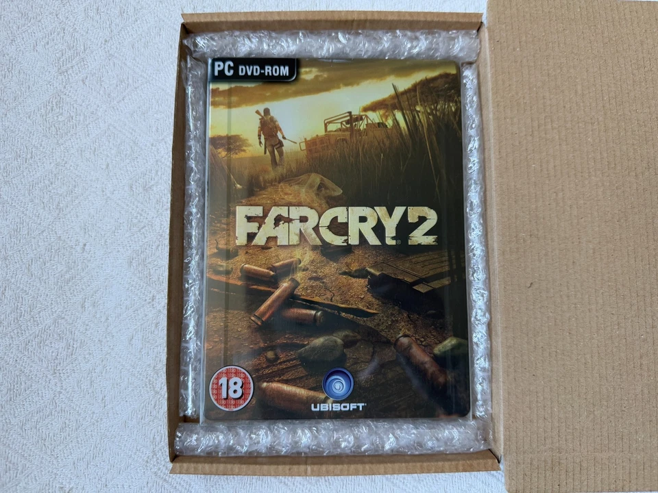Far Cry 2 PC  Steelbook - Immaculate CIB with Natural Disc & Map - Tracked - Image 2 of 4
