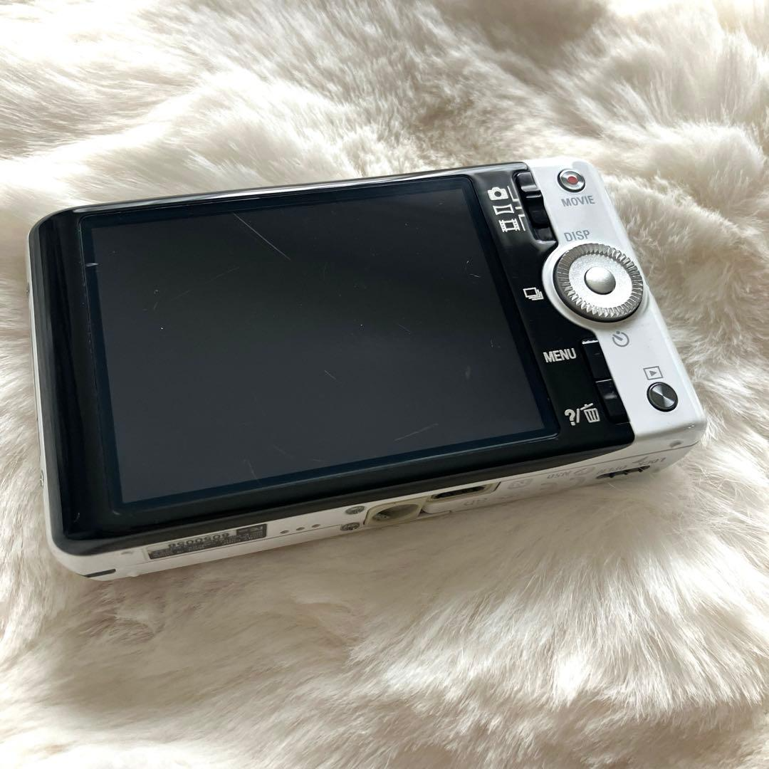 SONY Cyber-shot DSC-WX100 White Digital Camera Tested Working