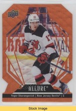 2022-23 Upper Deck Allure Orange Slice Die-Cut Yegor Sharangovich #53 READ 8tn