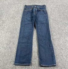 Levis 501 Jeans Mens 28x30 Blue Straight Leg Denim Button Fly