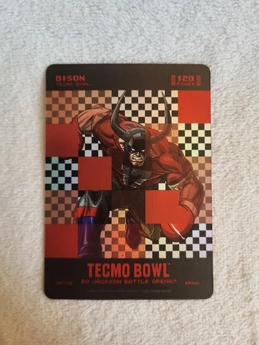 Bo Jackson Battle Arena Tecmo Bowl Bison Josh Allen Big Pixel Foil Brawl #BP743