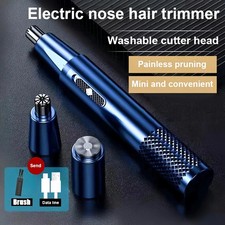 USB Rechargeable Nose Ear Hair Trimmer-Precision Electric Hair Removal Clipper
