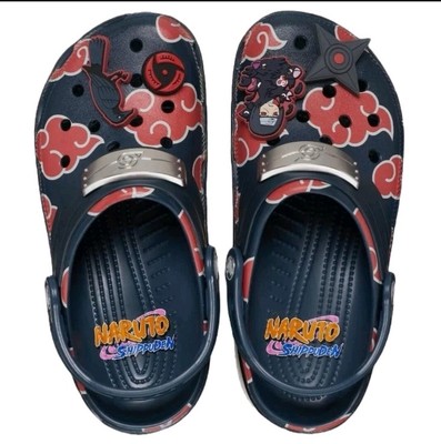 希少 NARUTO CROCS コラボ商品 25cm 美中古 正規品 Crocs Naruto Itachi Clogs Shippuden Classic 209883-48I Mens Size