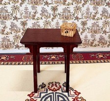 1:12 Scale Dollhouse Mini Oriental Sideboard Table,Rosewood
