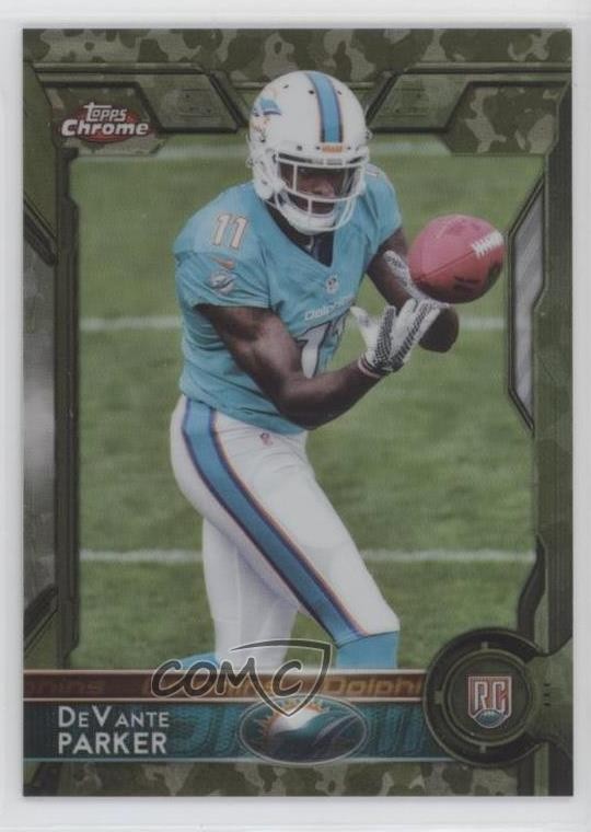 2015 Topps Chrome Rookies STS Camo Refractor 274/499 Devante Parker #103 k5j