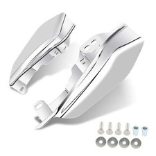 Motorcycle Mid Frame Air Deflectors Heat Shields Kits Fit for Harley Chrome