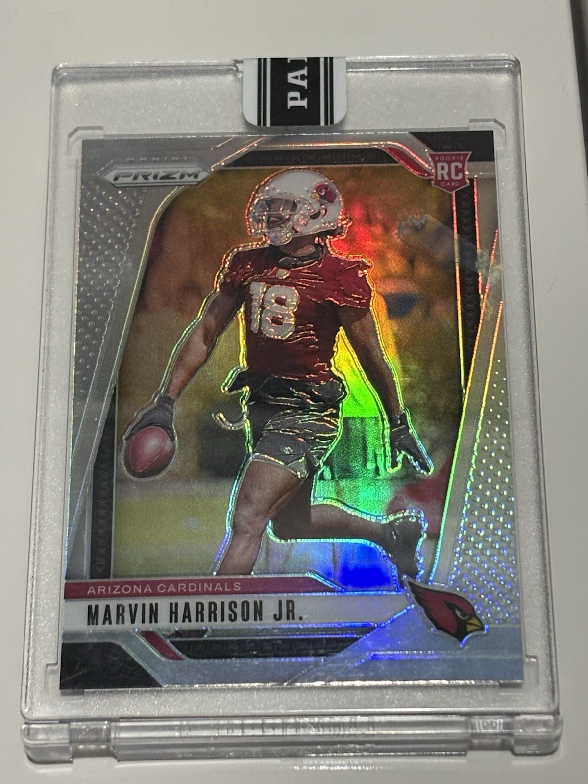 2024 Panini Prizm Prizmatic Marvin Harrison Jr. #12 Silver Prizm (RC)