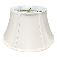 Royal Designs BS-711-17WH Shallow Drum Bell Billiotte Lamp Shade, 11 x 17 x 1...