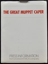 GREAT MUPPET CAPER 1981 PRESSKIT (FOLDER, 18 STILLS, NOTES) JiM HENSON GRODIN