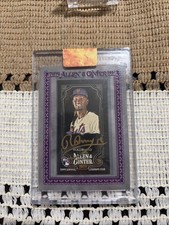 2024 Topps Allen & Ginter X Ronny Mauricio RC Black Framed Gold Ink Auto 2/5