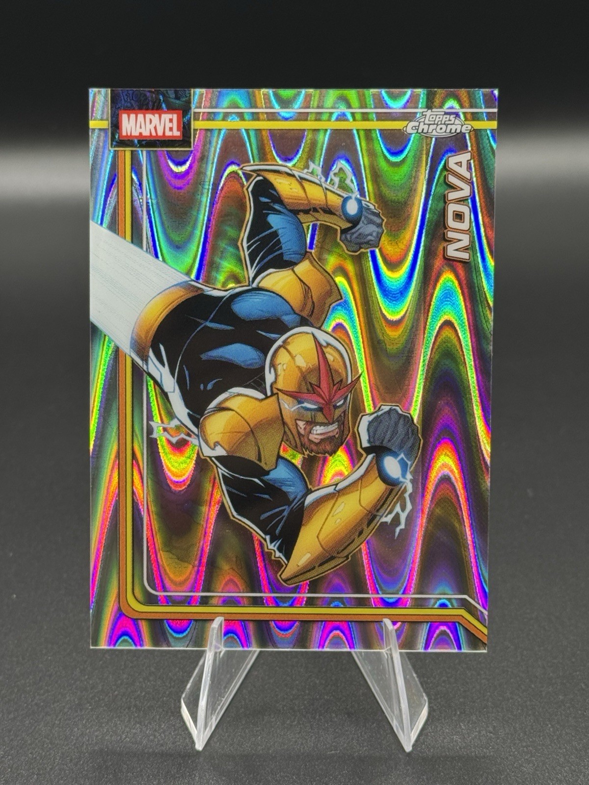2026 Topps Chrome Marvel Comics Nova #89 Raywave Refractor