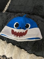 Baby Shark Blue Baby Hat Size 3-6M