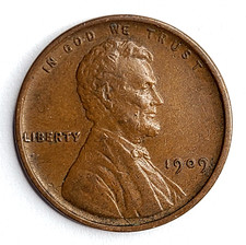   1909-P Lincoln Wheat Cent Penny Coin    FAST     SHIPPING       