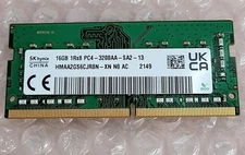 SK Hynix HMAA2GS6CJR8N-XN 16GB Laptop Memory DDR4 1Rx8