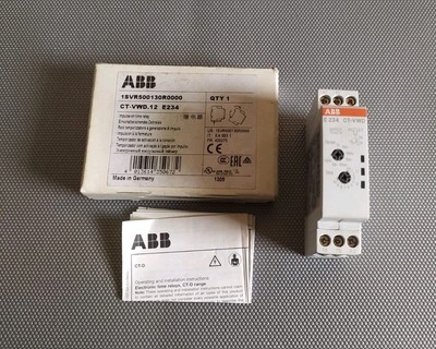 Abb 1SVR500130R0000 CT-VWD.12 E234 IMPULSE ON TIME RELAY / Timing Delay Relay 