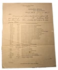 CIVIL WAR ORDNANCE FORM signed by CAPT  PAUL DIRCKS Co. G, 1st MARYLAND CAVALRY