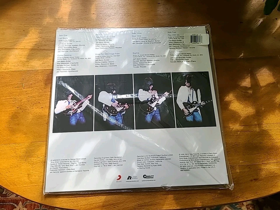 Jeff Beck – Wired - Analogue Productions - 2x 180-Gram, 45-RPM Audiophile Vinyl - Image 2 of 4