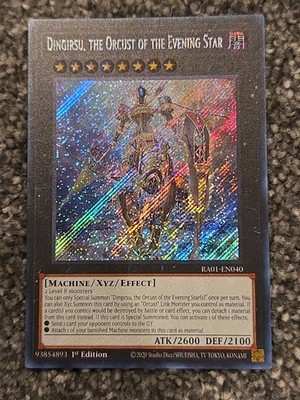 x1 Dingirsu, the Orcust of the Evening Star - RA01-EN040 - Secret Rare - 1st Edi