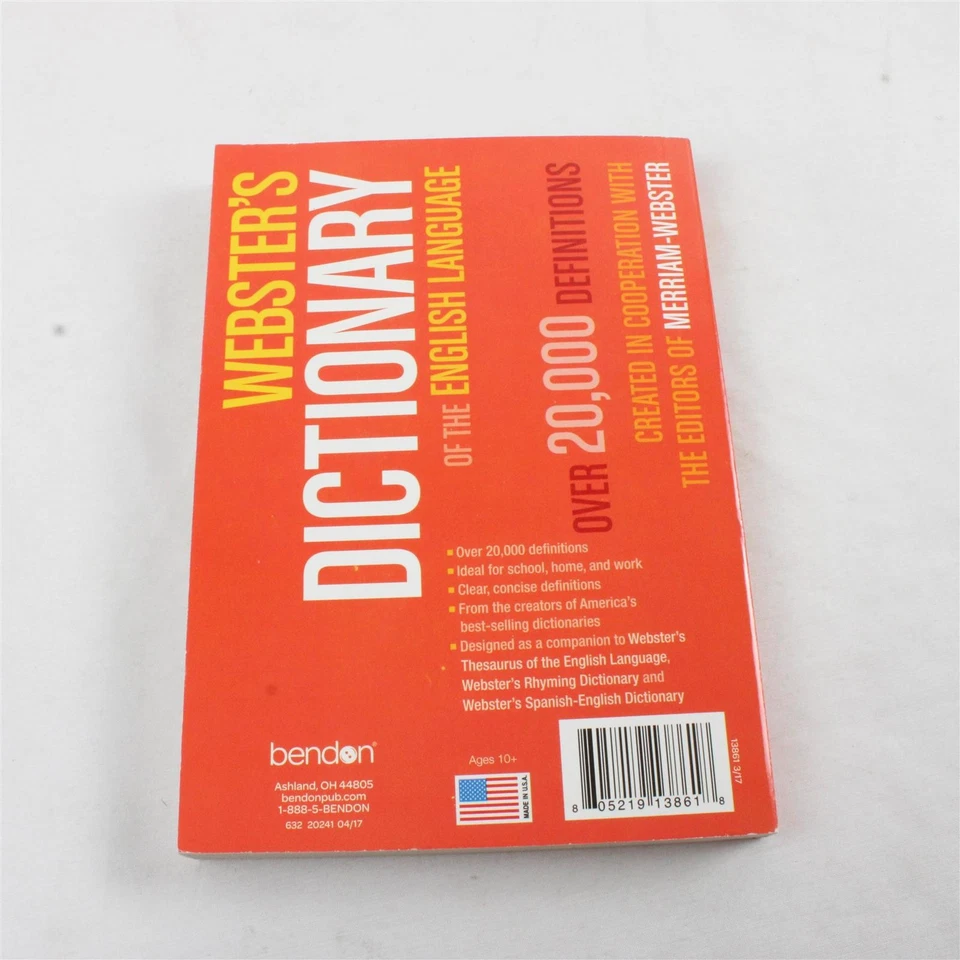 Webster's Dictionary of the English Language Paperback Compact Edition - Image 2 of 4