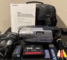 Sony Handycam DCR-TRV350 NTSC Camcorder Digital 8/Hi8 NIGHTSHOT TESTED WORKING ✅
