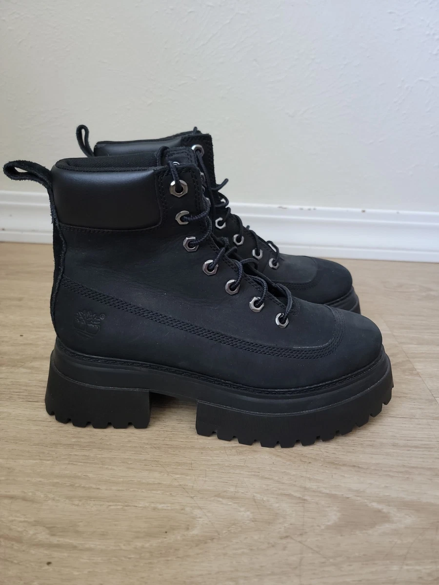 Timberland Black Mid (2-2.9 in) Heel Height Boots for Women for