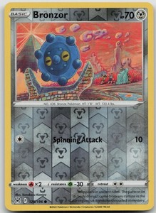 Bronzor 125/196 Lost Origin Reverse Holo Common