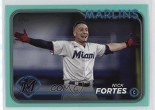 2024 Topps Series 1 Aqua Nick Fortes #81 09wc