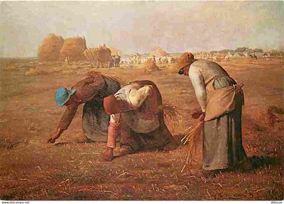 Postkarte - Kunst - Malerei - Jean François Millet - Les Glaneuses - CPM - Vo