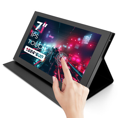 7'' HD IPS Touchscreen Monitor for Raspberry Pi 4B/5+/Zero Mini HDMI Plug & Play