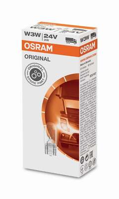 10x Stück W3W 24V 3W W2.19.5d Original OSRAM LKW NFZ Lampe Glühbirne Birne