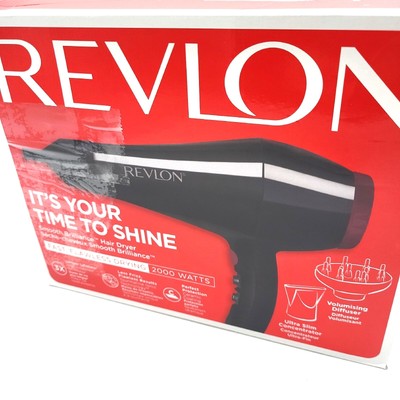 REVLON RVDR5251E Perfect Heat 2000 W Smooth Brilliance Haartrockner mit AC