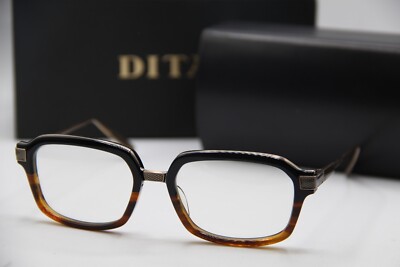 NEW DITA DRX-2033E-52 LEXINGTON HAVANA GOLD AUTHENTIC EYEGLASSES W/CASE 52-18