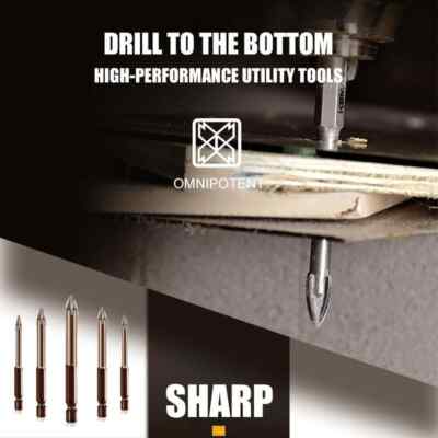 5 PCs Efficient Universal Drilling Tool