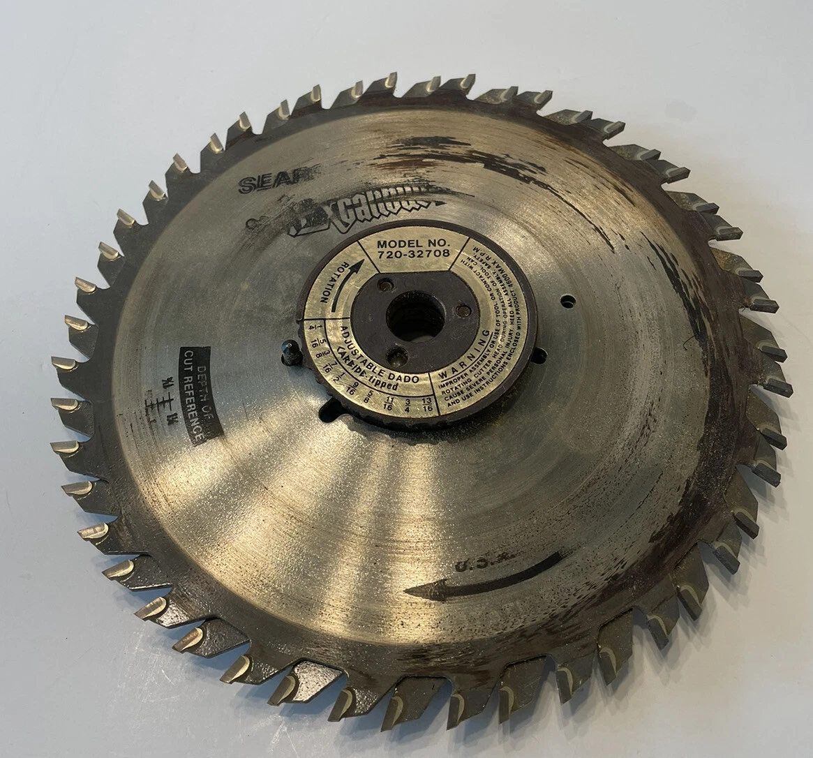 Craftsman excalibur dado blade deals