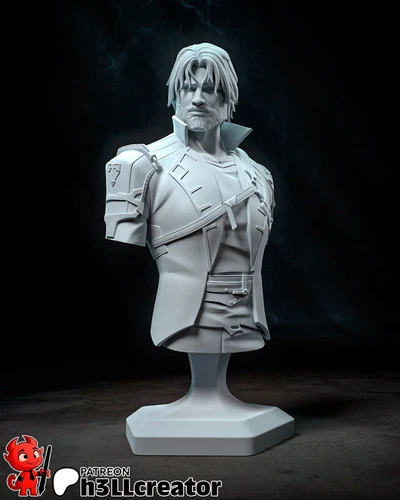 Jayce Bust – Arcane - League Of Legends - 3D Printed Resin Miniature – Unpainted